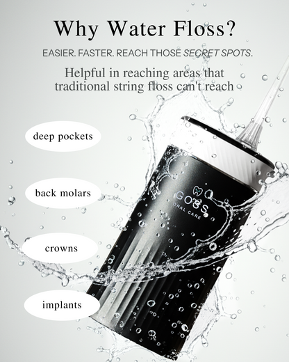 GOSS Oral Care Portable Water Flosser